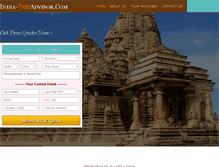 Tablet Screenshot of india-tripadvisor.com